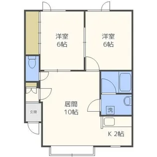 ゴールド五号館【102号室】の間取り