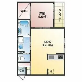 リビングライフ八尾山本【2階】の間取り