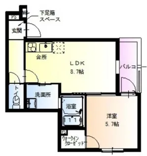 兵庫県尼崎市西立花町2丁目【アパート】の間取り