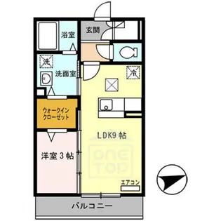 メルレット【1階】の間取り