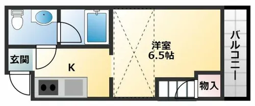 第六セイワコート【2階】の間取り