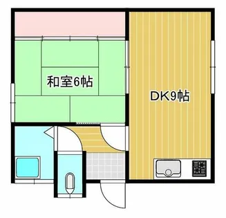 紅姫荘【2-1号室】の間取り