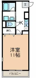 イリゼ【2階】の間取り