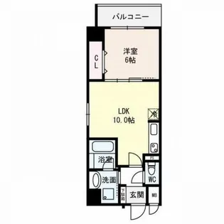 大阪府大阪市淀川区新高6丁目【マンション】の間取り