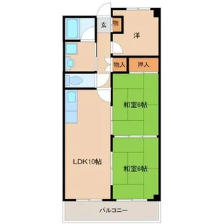 兵庫県尼崎市塚口町5丁目【マンション】の間取り