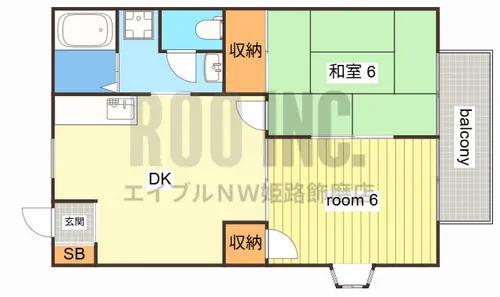 エスポワール三木【205号室】の間取り