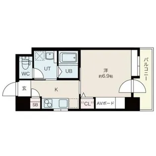 ピュア東彩館【4階】の間取り