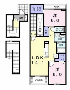 レルム・ダイキ【3階】の間取り