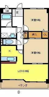 第6田中ビル【1階】の間取り