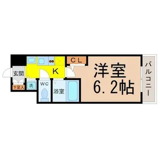 プレサンス名古屋STATIONビジュ【4階】の間取り