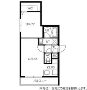 THE RESIDENCE ASABU【0301号室】の間取り