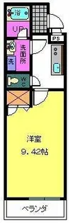フジパレス 中町【0201号室】の間取り