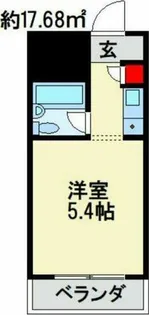 ドール堀田Ⅲ【6階】の間取り