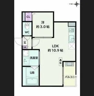 Jack atsutakoshinⅢ【2階】の間取り