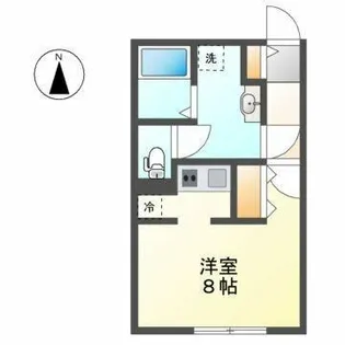 クレストタップ名古屋ウエスト【2階】の間取り