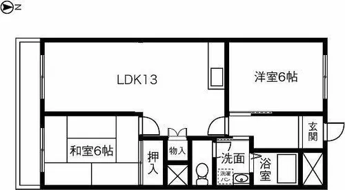 グラン・エスポワール【302号室】の間取り