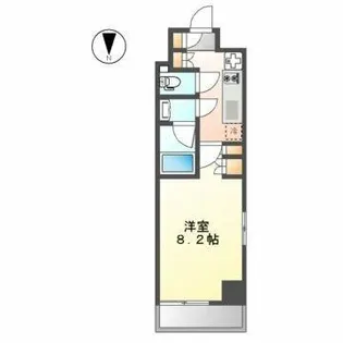 ザ・パークハビオ名古屋松原【9階】の間取り