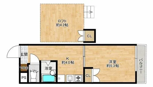 チェリーハイツ【2階】の間取り