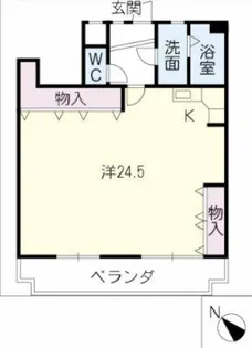 東マンション【7階】の間取り