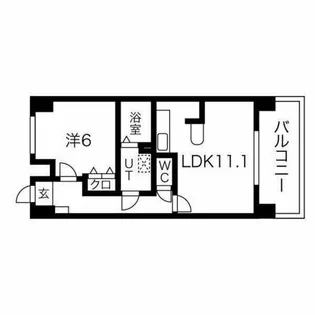 プリマベーラ龍ノ口【8階】の間取り