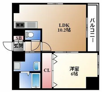 YOSHINO SQUARE【10階】の間取り