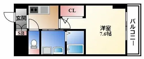 パルティール新栄【9階】の間取り
