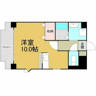 ヴェルディー橘【4階】の間取り