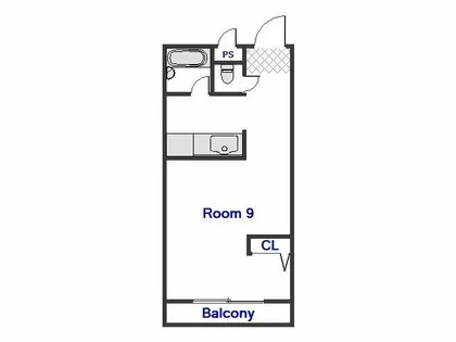 サニーハイツ住吉【5階】の間取り
