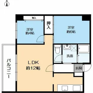 メイゾン桂東【2階】の間取り