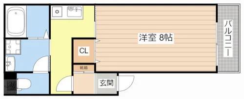 宝積壱番館【1階】の間取り