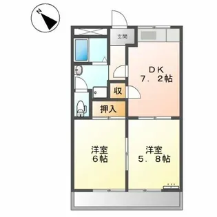 レジデンス伊藤【1階】の間取り