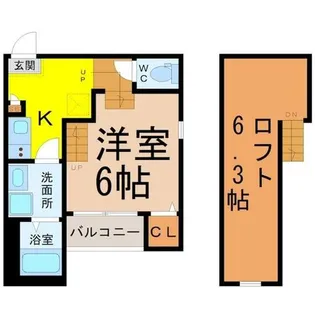 ハーモニーテラス長栄II【103号室】の間取り