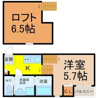 Stage 名駅【2階】の間取り