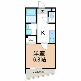 TIERRA安城 WEST【303号室】の間取り
