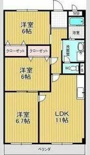 アチーブメント・S・T【2階】の間取り