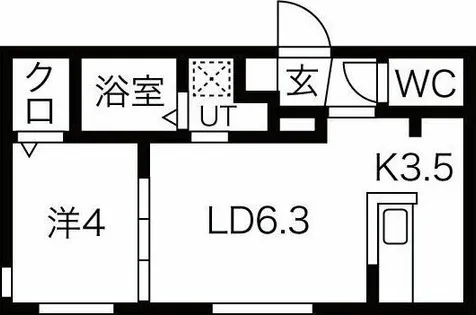 Terrace Kasumi【4階】の間取り