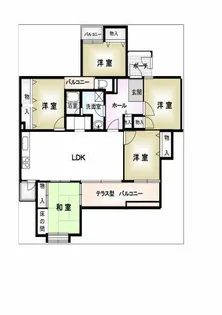 プレステージ新千里西町2号棟【2階】の間取り