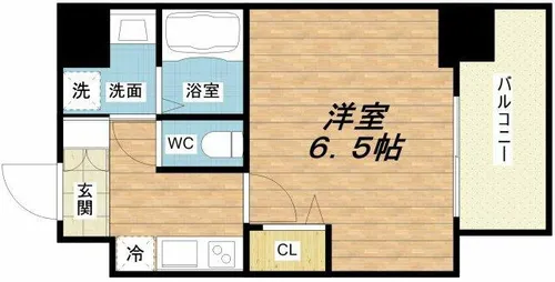 ソルテラスNAMBAサウスフィール【12階】の間取り