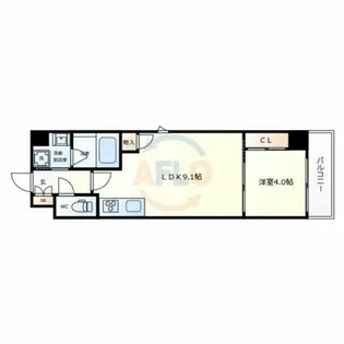 トーシンイーストビル【3階】の間取り