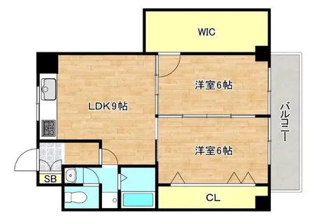 高井田青山ビル【4階】の間取り