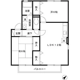 アルテール【2階】の間取り