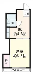 ギャレ住之江【3階】の間取り