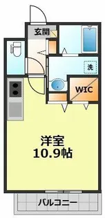 プレミアムキャッスル西春II【106号室】の間取り