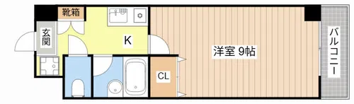 APEX FLAT R【315号室】の間取り