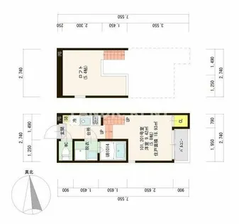 Y.R.U 姪浜【1階】の間取り