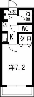 ジュネス福田D棟【3階】の間取り
