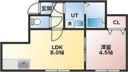 アプレシアール札幌トレス【3階】の間取り
