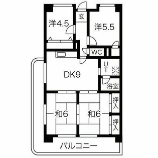 大椿ビルⅤ【301号室】の間取り