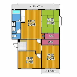 パークマンション【2階】の間取り