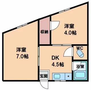 マミーハイツ【3階】の間取り
